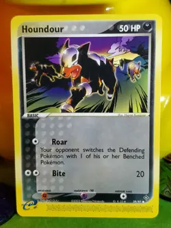 Original Houndour 59/97 From 2003 EX Dragon Set MINT Condition Pokemon Card ×_× - Image 1
