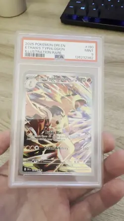 Pokemon TCG Ethan's Typhlosion Card Destined Rivals Series, PSA 9 - Image 2