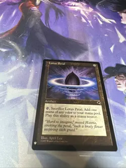 Magic: The Gathering Lotus Petal Artifact Card The List - Image 1