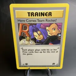 Here Comes Team Rocket! 71/82 1st Edition Non Holo Team Rocket NM Pokemon Card - Image 1