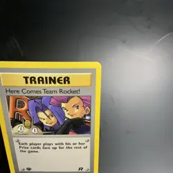 Here Comes Team Rocket! 71/82 1st Edition Non Holo Team Rocket NM Pokemon Card - Image 3