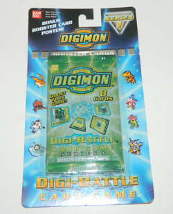 Digimon Blister booster Pack 2000 Digi-battle cards Series 1 New Factory Sealed - Image 2