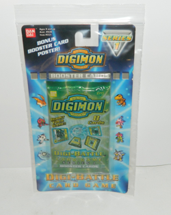 Digimon Blister booster Pack 2000 Digi-battle cards Series 1 New Factory Sealed - Image 5