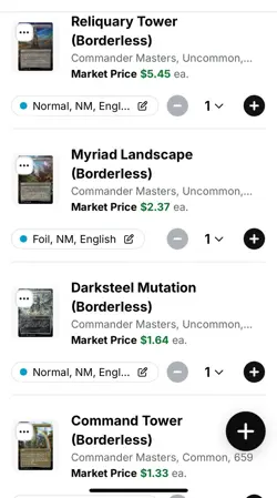 X4 Borderless Commander Deck Essentials See Pics And Description $10.79 Value - Image 3