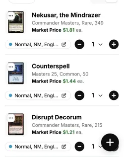 X1 Commander Nekusar The Mindrazer X5 Commander Deck Essentials - Image 4