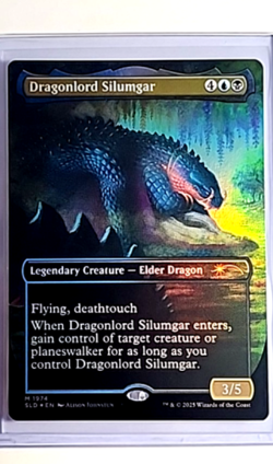2025 MTG Magic The Gathering SLD Secret Lair Foil #1974 Baby Dragonlord Silumgar - Image 2
