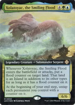 1x Xolatoyac, the Smiling Flood FOIL EXTENDED ART Lost Caverns of Ixalan NM/VLP - Image 1
