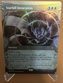 Starfall Invocation (Showcase) Bloomburrow Foil - Image 1