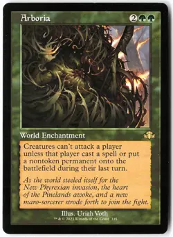 Arboria (Retro Frame) #335 Rare Dominaria Remastered NM/LP MTG - Image 1