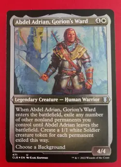 1x Abdel Adrian, Gorion's Ward | FOIL-ETCHED | Battle for Baldur's Gate | MTG - Image 1