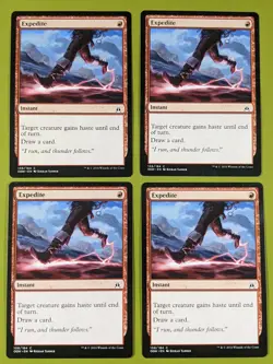 Expedite x4 Oath of the Gatewatch 4x Playset Magic the Gathering MTG - Image 1