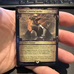 Isildur's Fateful Strike (Showcase Scrolls) Lord of the Rings 542 Foil NM - Image 1