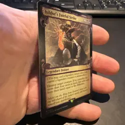 Isildur's Fateful Strike (Showcase Scrolls) Lord of the Rings 542 Foil NM - Image 2