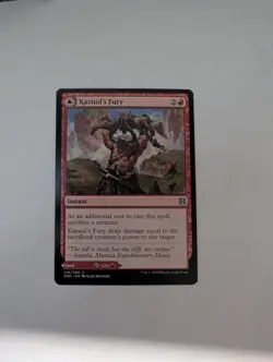 Kazuul's Fury // Kazuul's Cliffs MTG Zendikar Rising NM Magic Regular - Image 1