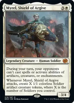 LP MTG Myrel, Shield of Argive Light Play The Brothers' War - Image 1