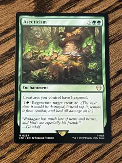 MTG - ASCETICISM - Lord of the Rings - LOTR - NM - NEAR MINT Magic the Gathering - Image 1