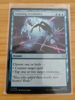 MTG Amazing Acrobatics (FOIL) 0025 Spider-Man M/NM Free UK P&P - Image 1