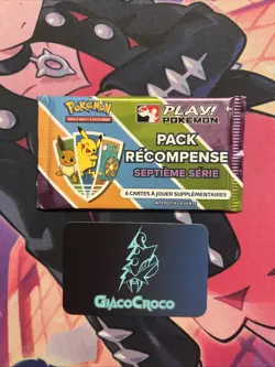 Booster De Cartes Pokemon Play Pack Recompense Septieme Francais FR VF - Image 1