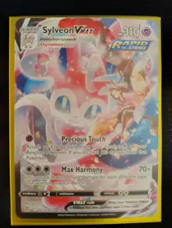 POKEMON TCG Sylveon VMAX TG15/TG30 Brilliant Stars Trainer Gallery - Image 1