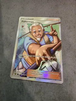 Pokemon TCG Holo Fisherman SV83/SV94 Shiny Rare Hidden Fates Vault - Image 1