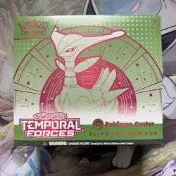 Pokemon TCG Temporal Forces Pokemon Center Elite Trainer Box Iron Leaves SEALED - Image 1