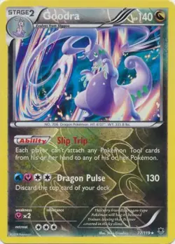 Pokemon - Goodra - 77/119 - Rare Holo - Reverse Holo - XY - Phantom Forces - NM - Image 1