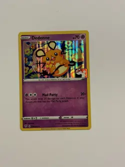 Dedenne 078/189 Pokemon Prize Pack Variant Darkness Ablaze Line Holo NM B - Image 1