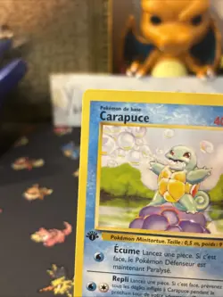 1st Edition French Squirtle (Carapuce) 63/102 Base Set 1999 Pokemon Near Mint - Image 2