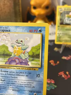 1st Edition French Squirtle (Carapuce) 63/102 Base Set 1999 Pokemon Near Mint - Image 3