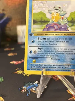 1st Edition French Squirtle (Carapuce) 63/102 Base Set 1999 Pokemon Near Mint - Image 5