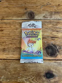 Pokemon Gym Heroes Booster Pack Misty Art SEALED Long Crimp VINTAGE WOTC Light - Image 1