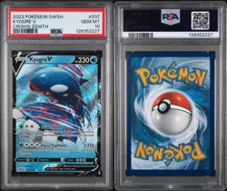 PSA 10 Kyogre V 37/159 Crown Zenith Pokemon Sword And Shield 2023 - Image 3
