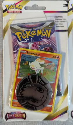 Lost Origin Pokemon Checklane Blister Packs Croagunk & Scorbunny SEALED/NEW - Image 2