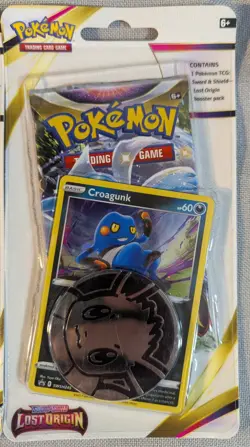 Lost Origin Pokemon Checklane Blister Packs Croagunk & Scorbunny SEALED/NEW - Image 3