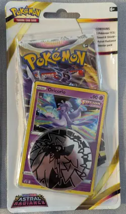Pokemon TCG Astral Radiance Checklane Blister 1 Toxel 1 Oricorio Sealed - Image 3