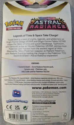 Pokemon TCG Astral Radiance Checklane Blister 1 Toxel 1 Oricorio Sealed - Image 5