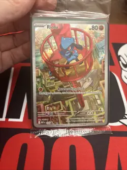 Pokemon TCG Sealed Riolu Promo Mega Evolutions 010 Mint Condition Fast Ship - Image 1
