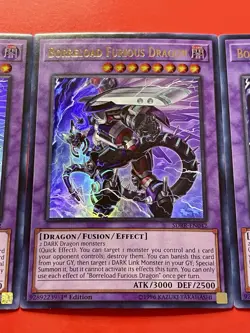 3x Borreload Furious Dragon | SDRR-EN042 | Ultra Rares | NM | 1st Ed | YuGiOh! - Image 5