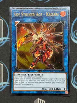 Yugioh Sky Striker Ace - Kagari OP08-EN002 Ultimate Rare - Image 1