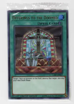 Yugioh SEALED Offerings to the Doom LART-EN017 Ultra Rare Limited Edition!! - Image 1