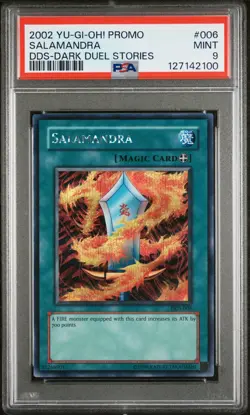 2002 Yu-Gi-Oh! Promo DDS-006 Salamandra PSA 9 Mint - Image 1