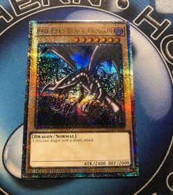 * RED-EYES BLACK DRAGON * QUARTER CENTURY SECRET RARE ORIGINAL ART TN23 YUGIOH! - Image 1
