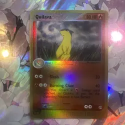 Quilava 51/100 Ex Sandstorm Reverse Holo 2003 Pokemon Card LP - Image 2