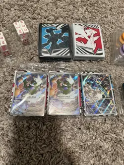 1 Thundurus, 2 Tornadus black bolt and white flair sealed ETB promo cards, MINT - Image 1