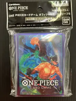 ONE PIECE TCG Card Game Series 5 Standard ZORO SANJI Sleeves 70 pack PROSHIPPER - Image 1