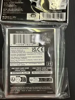 ONE PIECE TCG Card Game Series 5 Standard ZORO SANJI Sleeves 70 pack PROSHIPPER - Image 2
