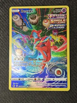Pokemon Deoxys TCG Full Art Ultra Rare Holo Card GG12/GG70 Crown Zenith NM Cond - Image 1
