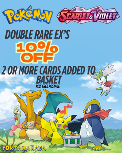 Scarlet and Violet base set - double rare EX cards - choose your own - Image 1
