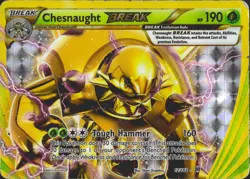 Chesnaught BREAK 12/162 Holo Ultra Rare XY BREAKthrough Pokemon Card DMG - Image 1