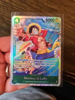 One Piece Monkey.D.Luffy PRB02-005 SR English The Best Vol.2 PACK FRESH Card - Image 1